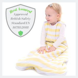 Snoozebag Baby Sleeping Bag Lemon Stripe 0-6 Months - 1.0 Tog