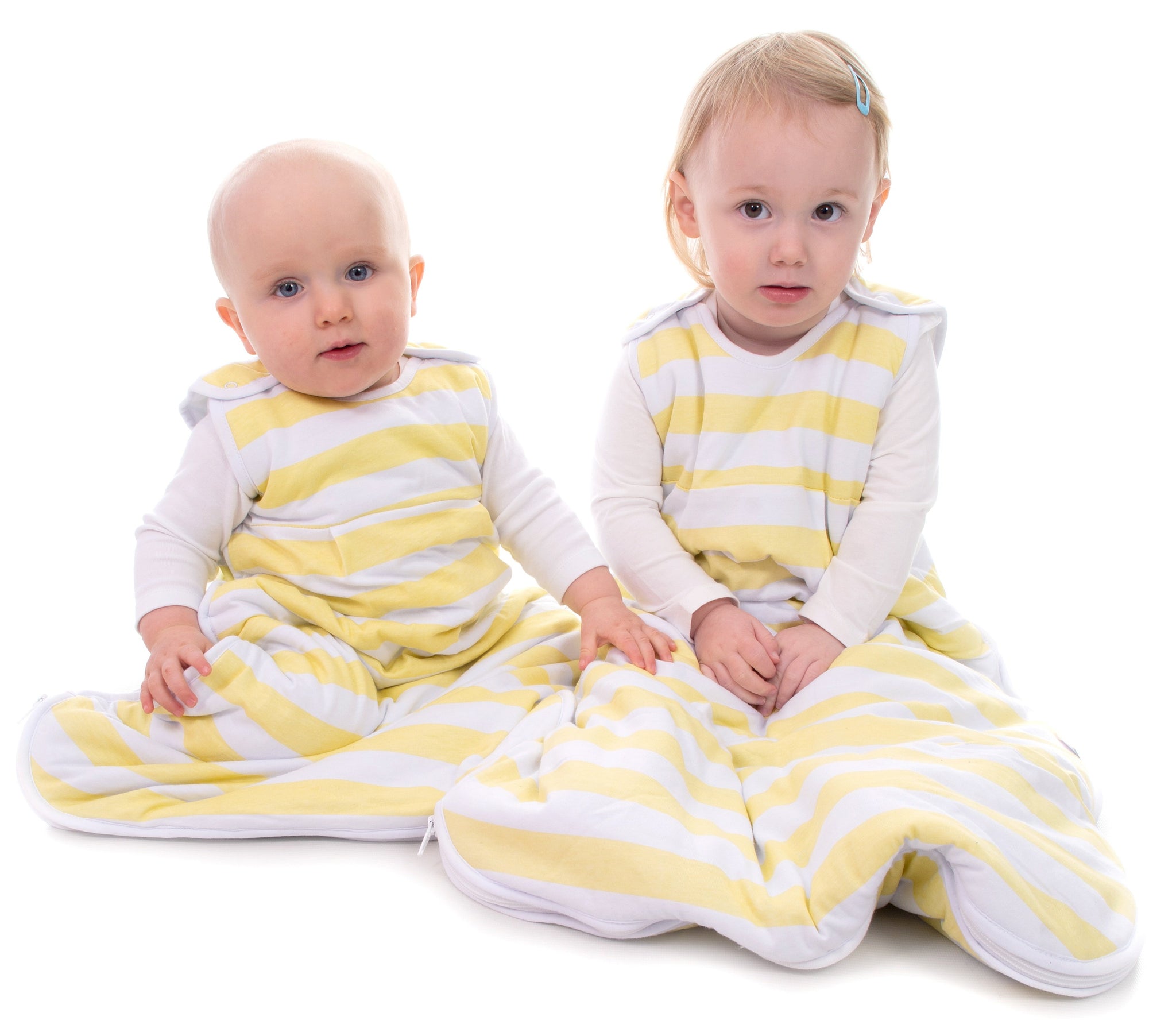 Snoozebag Baby Sleep Bag Lemon Stripe 18-36 Months Side Zip 2020 Version 2.5 Tog