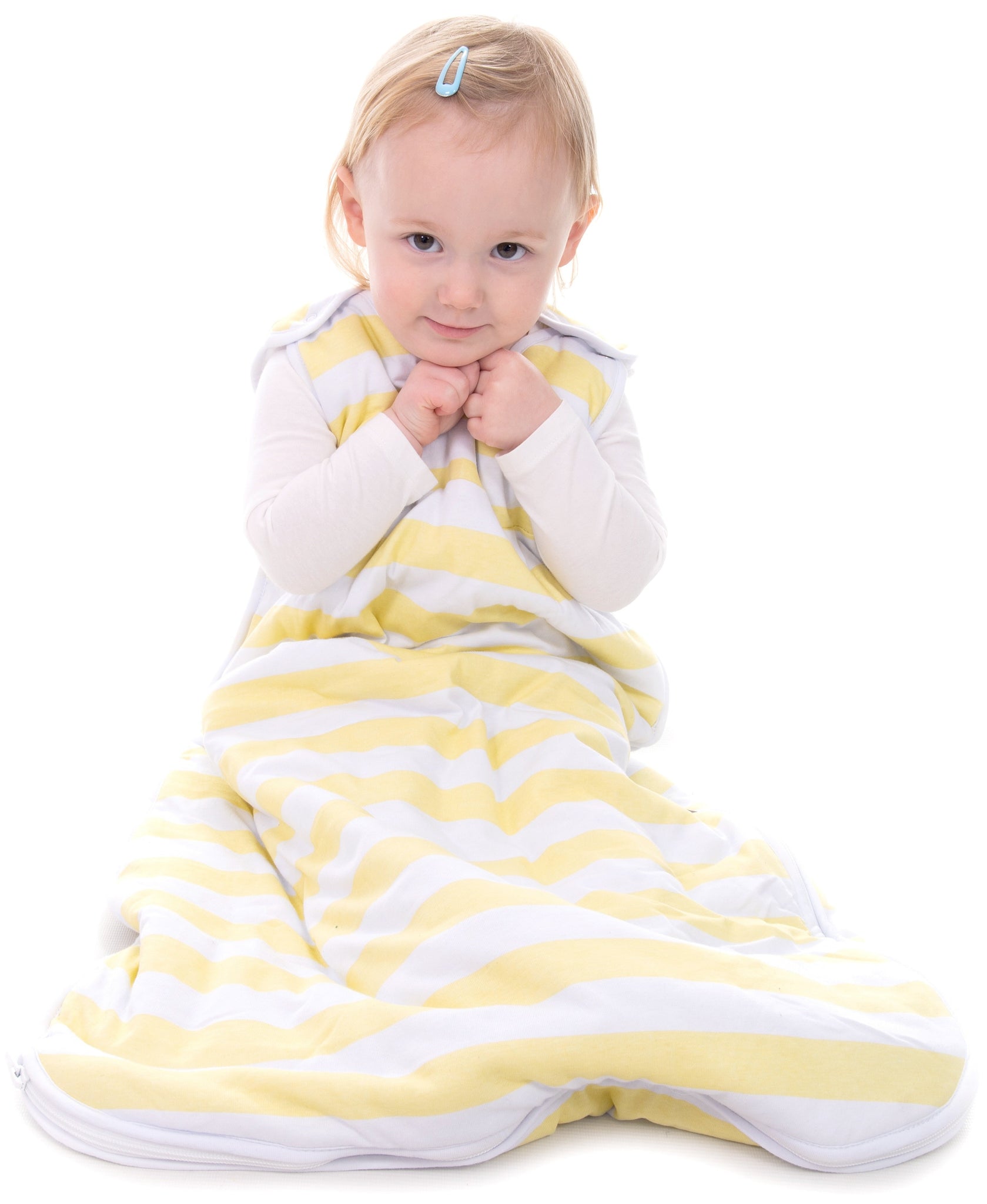 Snoozebag Baby Sleeping Bag Lemon Stripe 6-18 Months - 1.0 Tog