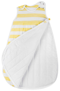 Snoozebag Baby Sleep Bag Lemon Stripe 18-36 Months Side Zip 2020 Version 2.5 Tog