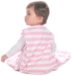Snoozebag Baby Sleeping Bag Butterflies & Hearts 6-18 Months - 1.0 Tog