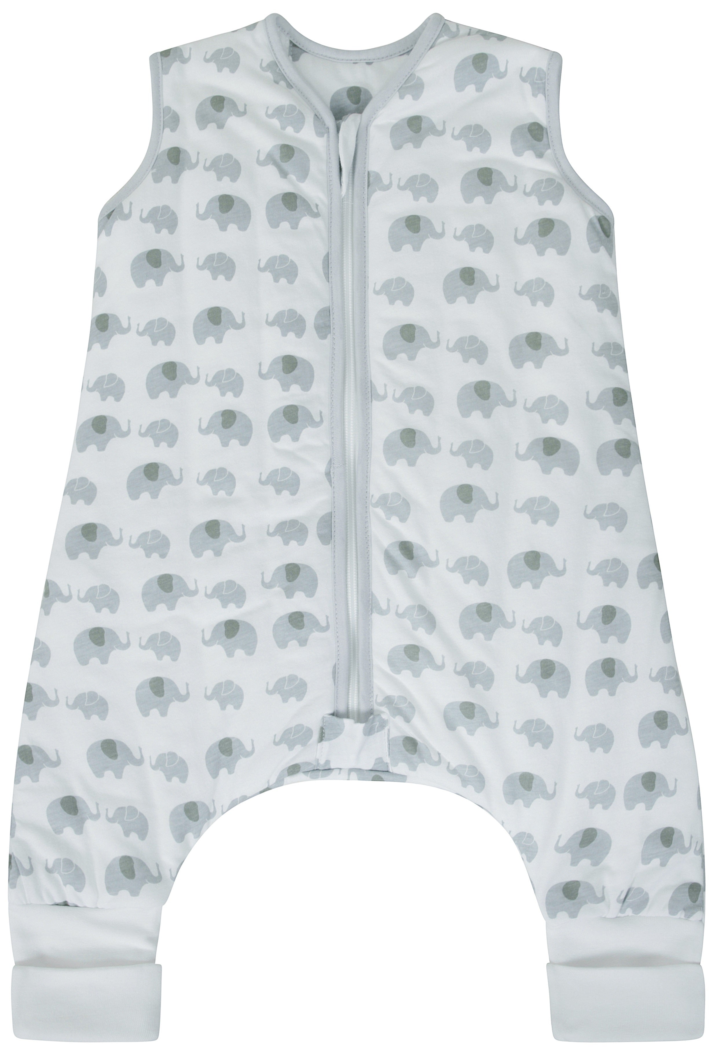 Snoozebag With Feet - Baby Sleeping Bag With Non Slip Feet 18-24 Months 2.5 Tog - Elephant Love