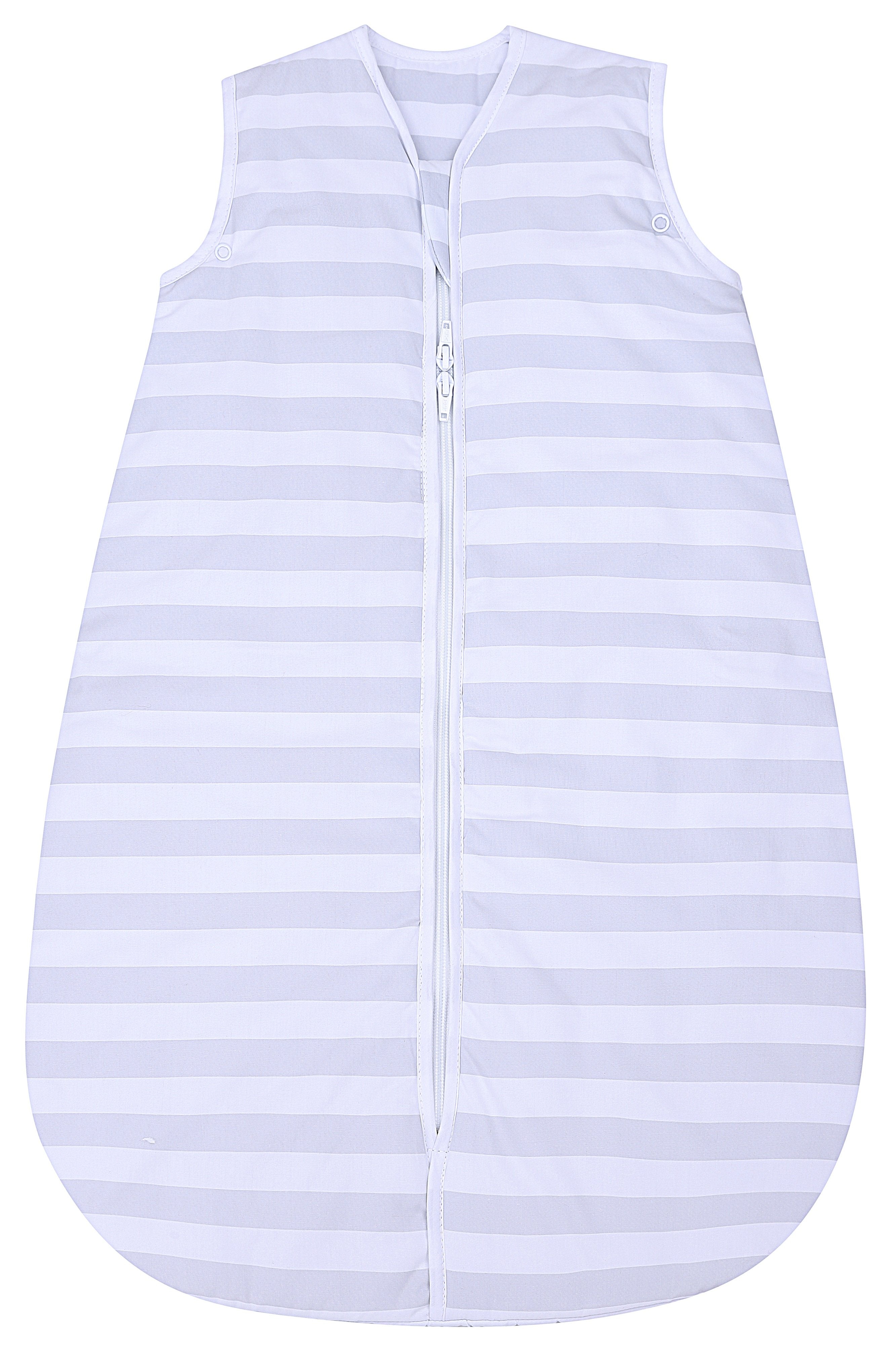 Snoozebag Baby Sleep Bag Grey Stripe 6-18 Months Front Zip 2020 Version 2.5 Tog