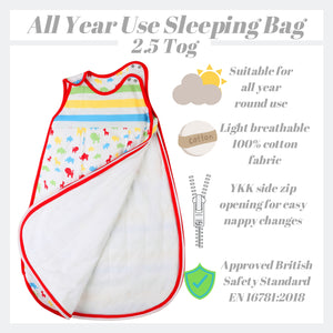 Snoozebag Baby Sleeping Bag Jungle Fun 6-18 Months - 2.5 Tog