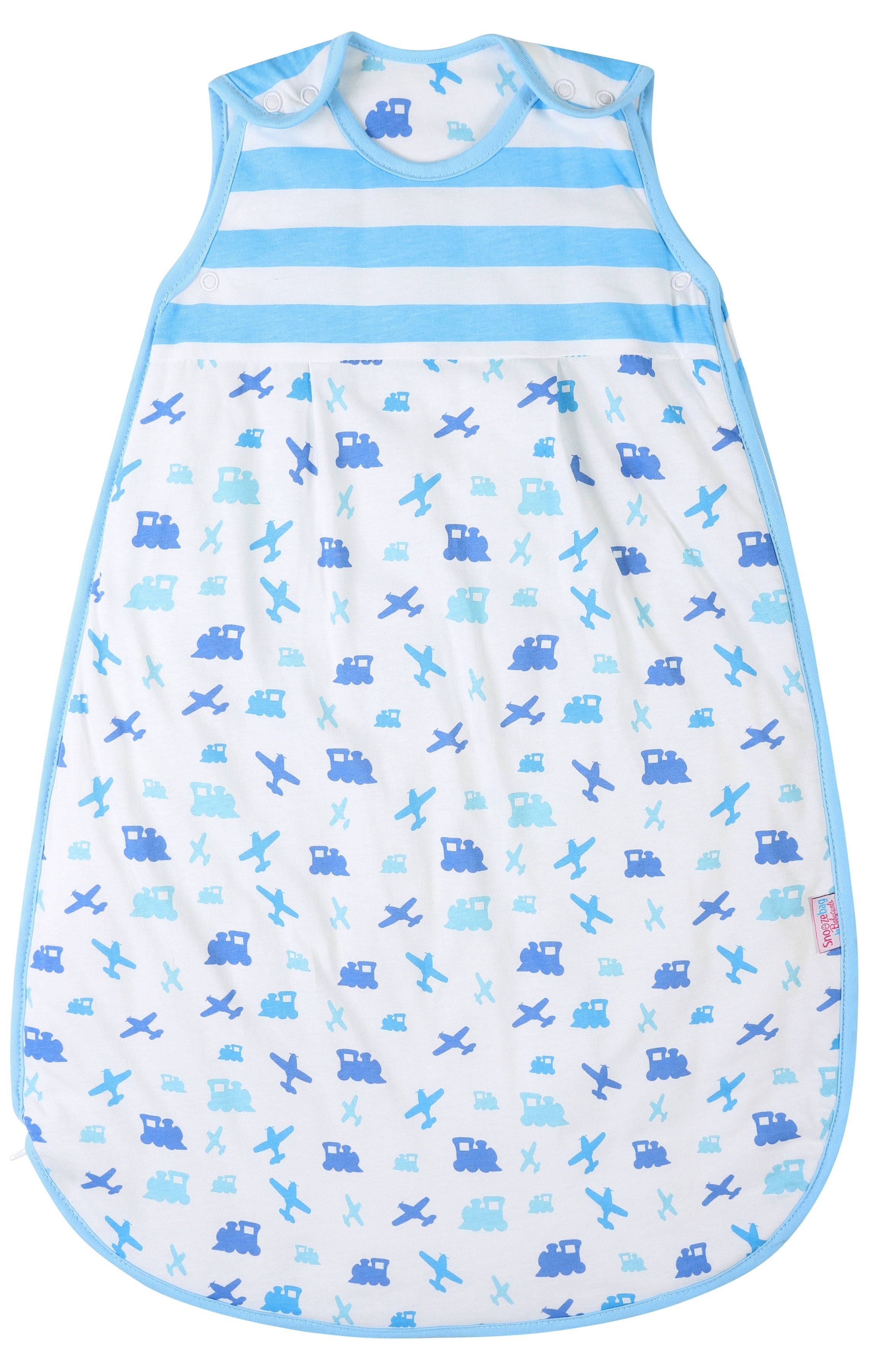 Snoozebag Baby Sleeping Bag Planes & Trains 6-18 Months - 2.5 Tog