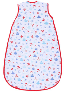 Snoozebag Baby Sleep Bag Boats & Anchors 6-18 Months Side Zip 2020 Version 2.5 Tog