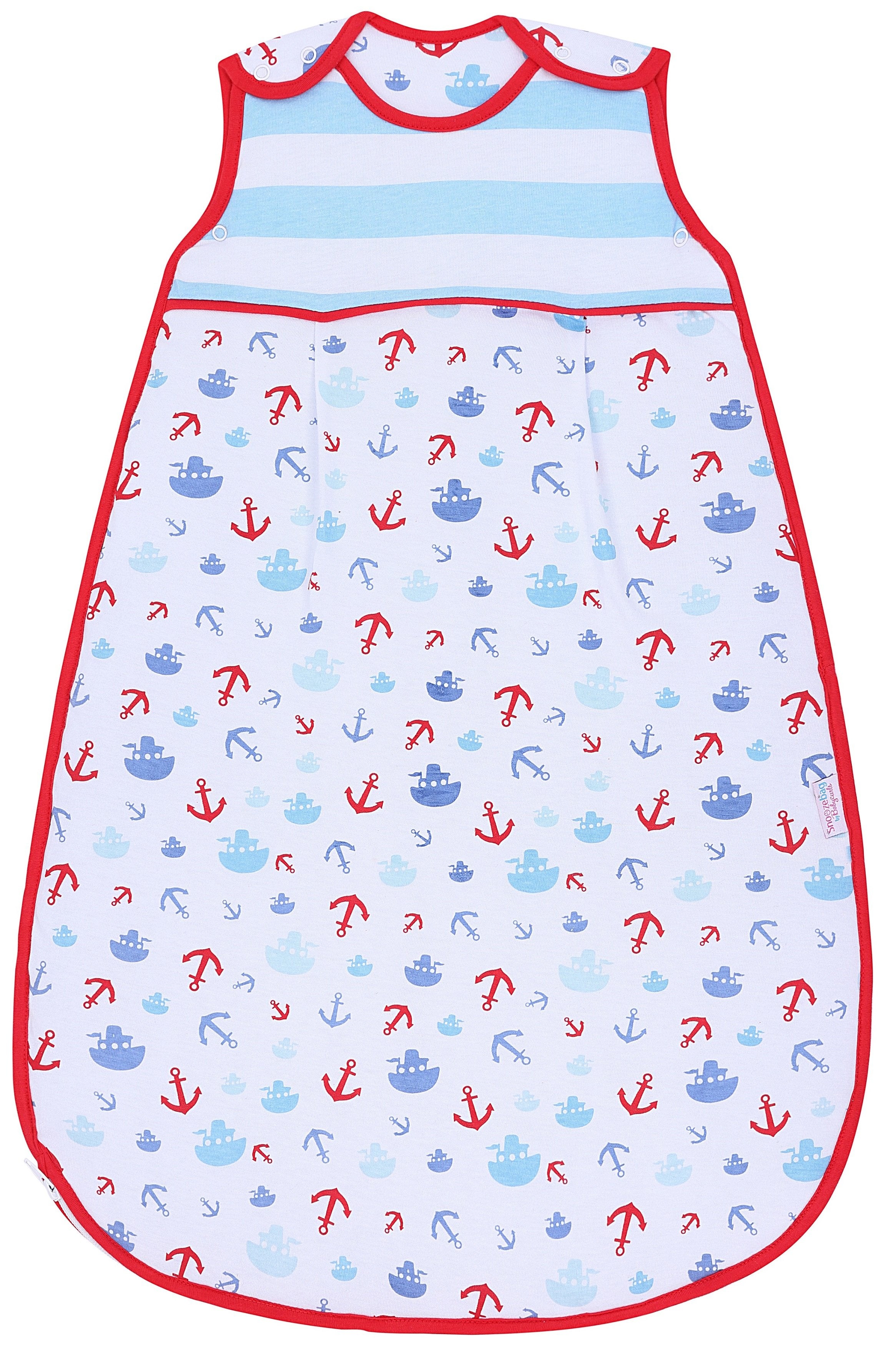 Snoozebag Baby Sleeping Bag - Boats & Anchors - Summer 1.0 Tog