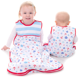 Snoozebag Baby Sleeping Bag Boats & Anchors 0-6 Months - 2.5 Tog