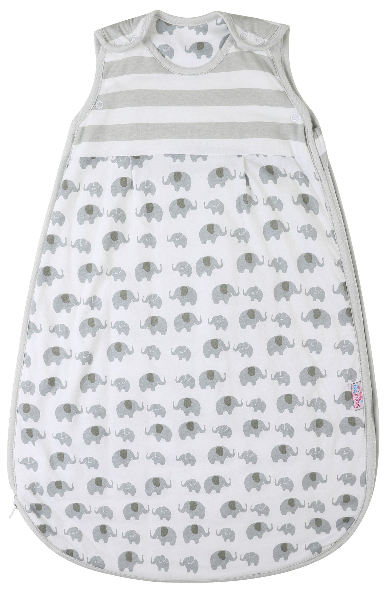 Snoozebag Baby Sleeping Bag - Elephant Love - Summer 1.0 Tog